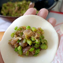 快手蒜苔饺子 韭菜饺子