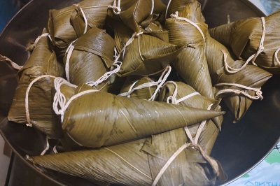 红豆糯米粽