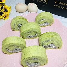 #未来航天员-健康吃蛋#咸奶油斑斓蛋糕卷