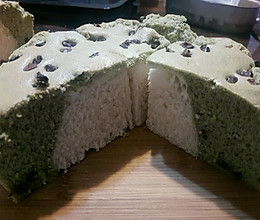 抹茶蜜豆蛋糕面包的做法