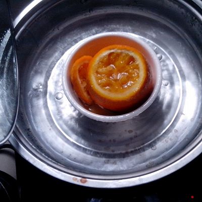盐蒸橙子（止咳嗽偏方）