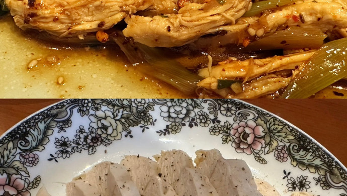 水煮鸡胸肉 整块 4.6、凉拌鸡丝(鸡胸鸡腿)4.8