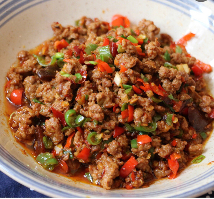 双椒牛肉末下饭神器的做法
