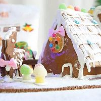 圣诞姜饼屋丨筑个小屋，下雪天一起过圣诞！的做法图解14