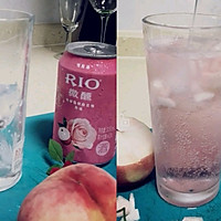 #夏日冰品不能少#玫瑰蜜桃微醺的做法图解3