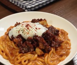 辣咖喱牛肉乌冬面的做法