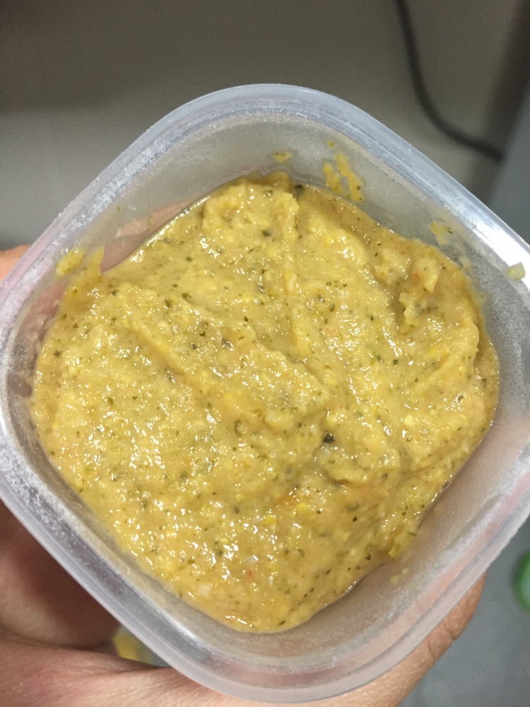 宝宝辅食之西兰花玉米虾仁泥的做法图解3