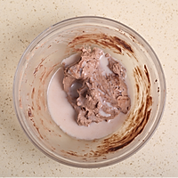 七夕情人节食谱——巧克力酸奶芝士冻糕的做法图解10