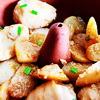 #中秋团圆食味#白萝卜芋艿煲的做法图解8