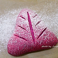 火龙果奶酪软欧包的做法图解8