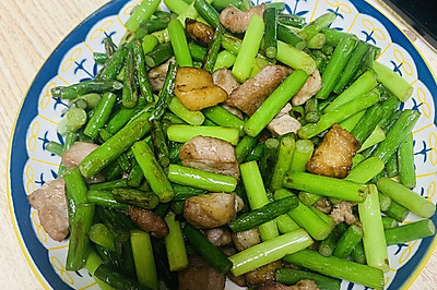 蒜苔炒肉