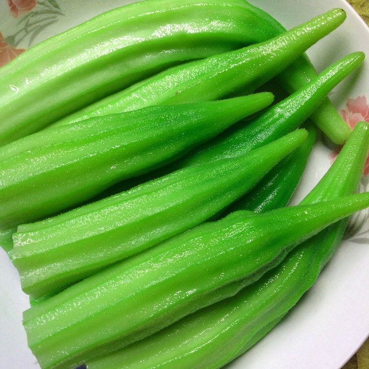 白灼秋葵的做法