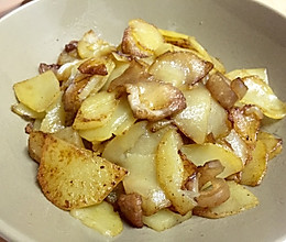土豆盐煎肉的做法