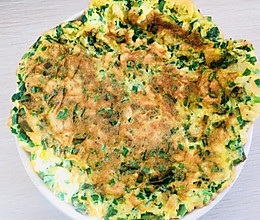 韭菜鸡蛋饼的做法