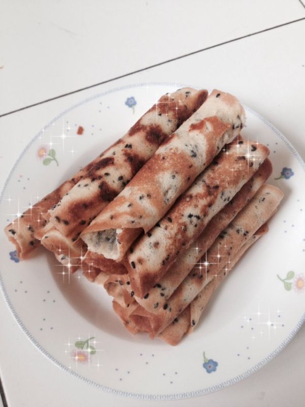芝麻脆香蛋卷