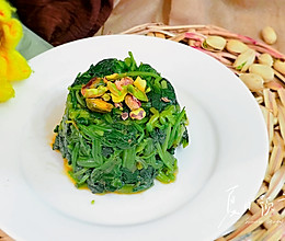 #美国开心果快乐食光#开心果仁拌菠菜的做法