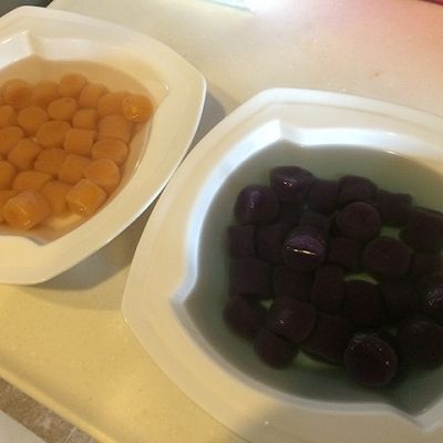 纯手工芋圆（地瓜味&紫薯味）