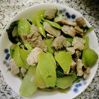 简易版莴笋炒肉的做法图解6