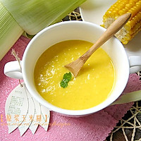 #早餐#不用一滴水的无添加儿童生态营养早餐--【原浆玉米糊】的做法图解2