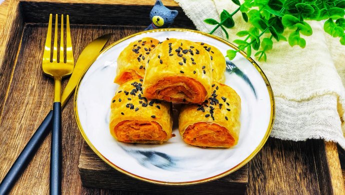手抓饼红薯卷