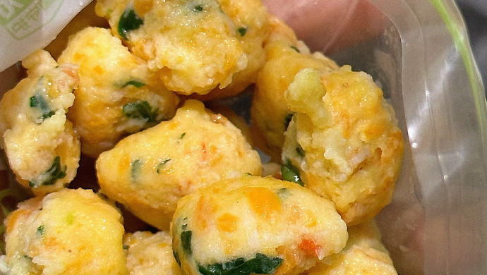 宝宝辅食 鲜虾鳕鱼丸