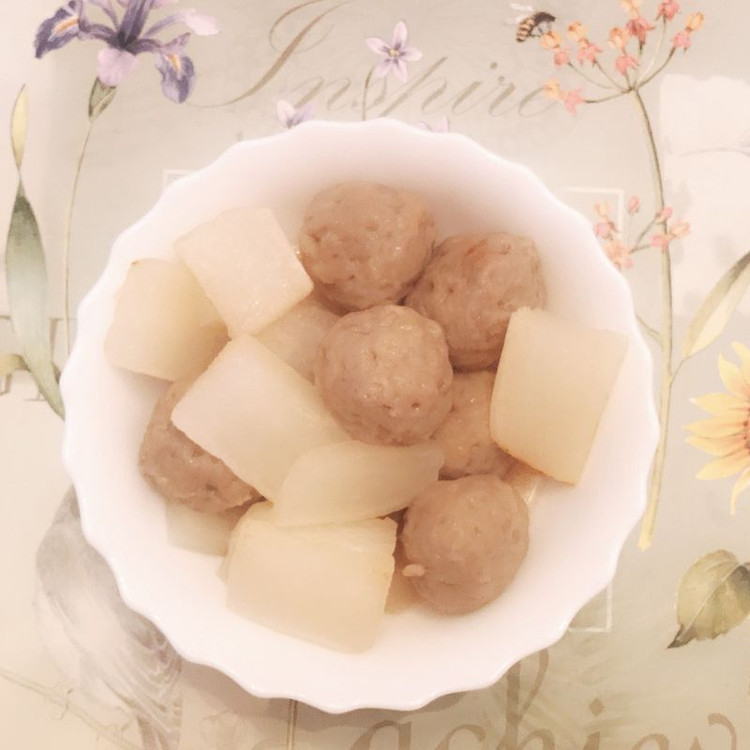 萝卜牛肉丸的做法