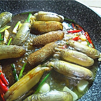 葱姜香辣炒蛏子：冰镇啤酒的最佳搭档的做法图解8