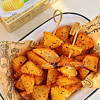 空气炸锅黄油土豆块#原制原味，聚会菜谱#的做法图解8