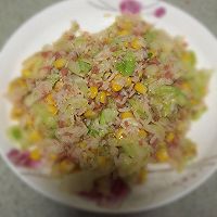 粒粒炒饭的做法图解2