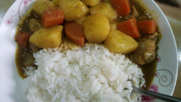 咖喱鸡饭
