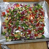 家庭版八寸厚底蔬菜披萨做法的做法图解2