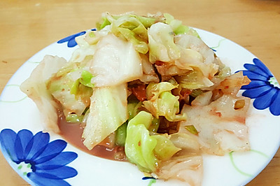 酱豆腐炒圆白菜