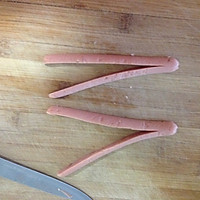 爱心火腿鸡蛋的做法图解1