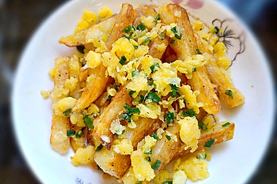 咸蛋黄焗土豆