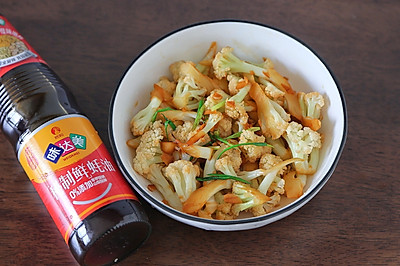 蚝油炒菜花