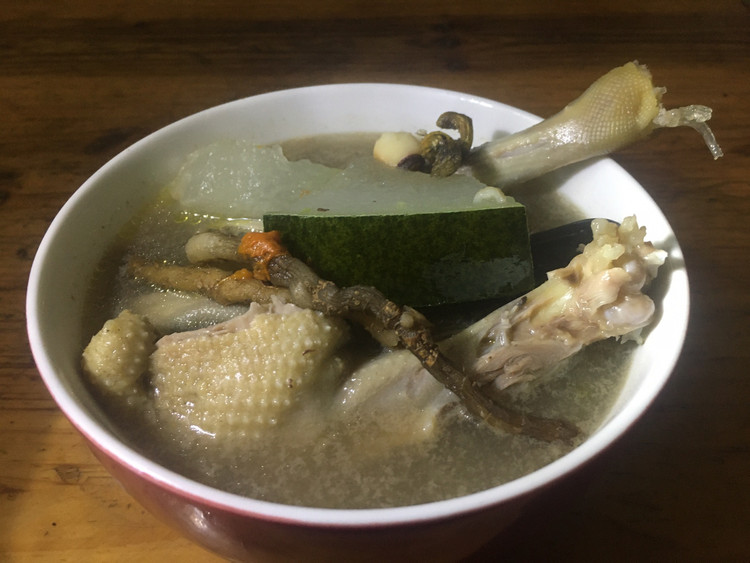 石斛冬瓜老鸭汤的做法