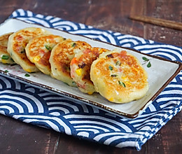 外酥里嫩的鲜蔬土豆饼，简单快手的营养早餐，可做小吃可做主食的做法