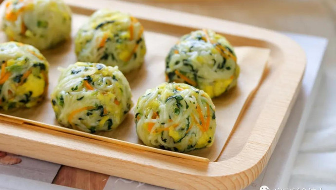菠菜素丸子【宝宝辅食】