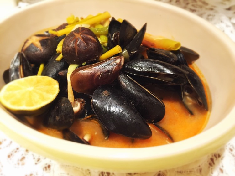 冬阴淡菜（Mussels）汤的做法