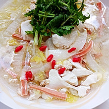 虾皮白菜豆腐汤
