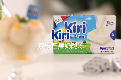 Kiri®荔枝芒果奶酪冻