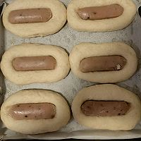 不用手套膜也软fufu的香葱肠仔包的做法图解7