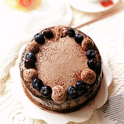 红茶巧克力奶油蛋糕