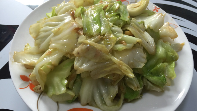 呛炒圆白菜