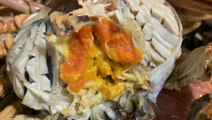 客家鱼露焗大闸蟹