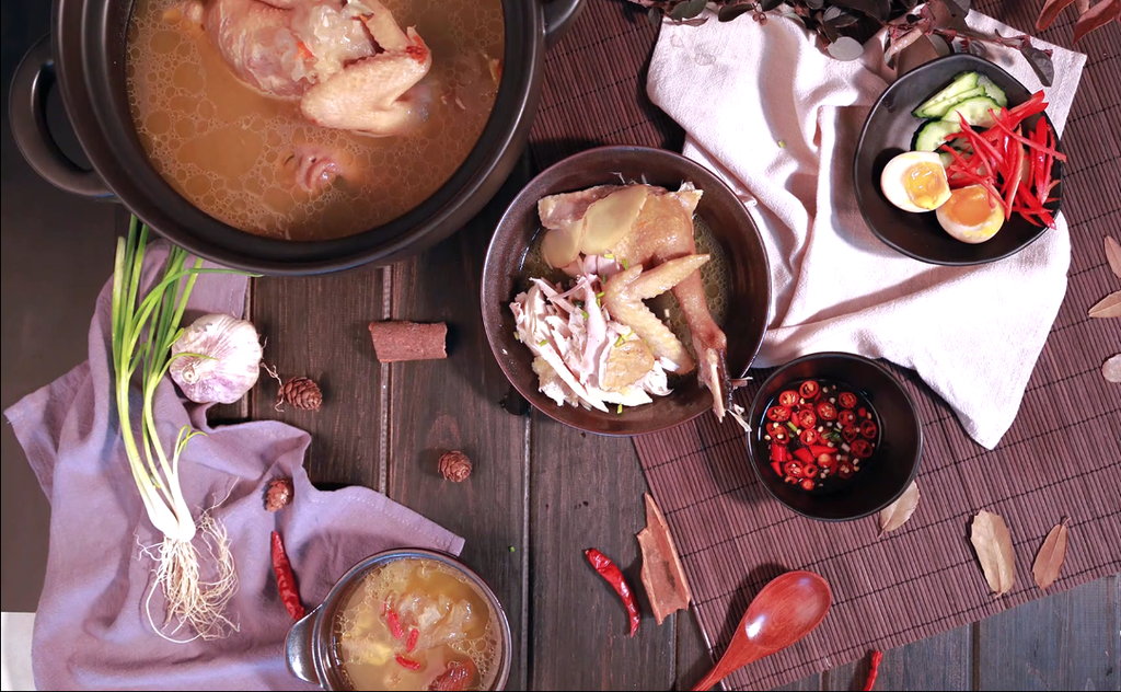 Sweet muscle soup with Chinese prickly ash and sliced snails