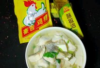 藤椒油豆腐生鱼片汤的做法