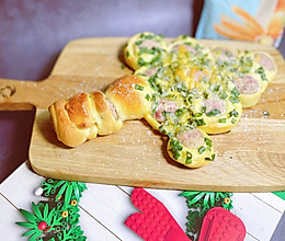 #金龙鱼精英100%烘焙大师赛-爱好组高筋#圣诞面包的做法