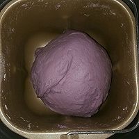紫薯玫瑰馒头的做法图解2
