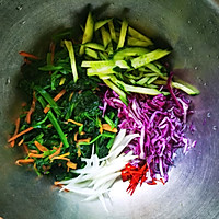 凉拌粉丝菠菜的做法图解3